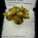 Minerals Specimen: Pyromorphite from Roughton Gill, Caldbeck Fells, Cumberland, Cumbria, England Minerals Specimen: Pyromorphite from Roughton Gill, Caldbeck Fells, Cumberland, Cumbria, England