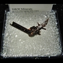 Mineral Specimen: Rutile - Sagenite Reticulated Twins from Diamantina, Minas Gerais, Brazil Mineral Specimen: Rutile - Sagenite Reticulated Twins from Diamantina, Minas Gerais, Brazil