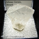 Minerals Specimen: Goshenite from Sao Geraldo do Baixo, Minas Gerais, Brazil Minerals Specimen: Goshenite from Sao Geraldo do Baixo, Minas Gerais, Brazil