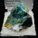 Minerals Specimen: Caledonite, Linarite from Reward Mine, Inyo Co., California Minerals Specimen: Caledonite, Linarite from Reward Mine, Inyo Co., California