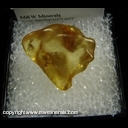 Minerals Specimen: Amber from Poland Minerals Specimen: Amber from Poland