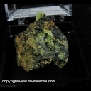 Minerals Specimen: Brindleyite (green) from Hachita, Grant Co., New Mexico </br> Analysis by Sid Williams Minerals Specimen: Brindleyite (green) from Hachita, Grant Co., New Mexico </br> Analysis by Sid Williams