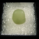Minerals Specimen: Prehnite, Wave Worn - Semipolished from Keweenaw Co., Michigan Minerals Specimen: Prehnite, Wave Worn - Semipolished from Keweenaw Co., Michigan