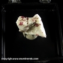 Mineral Specimen: Variscite variety: Manganoan on Albite from Galileia, Minas Gerais, Brazil Mineral Specimen: Variscite variety: Manganoan on Albite from Galileia, Minas Gerais, Brazil