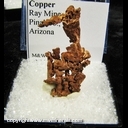 Minerals Specimen: Copper from Ray Mine, Pinal Co., Arizona Minerals Specimen: Copper from Ray Mine, Pinal Co., Arizona