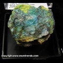 Minerals Specimen: Perite, Brochantite, Linarite, Caledonite from Reward Mine, Inyo Co., California Minerals Specimen: Perite, Brochantite, Linarite, Caledonite from Reward Mine, Inyo Co., California