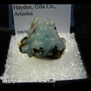 Minerals Specimen: Hemimorphite from 79 Mine, Hayden, Gila Co., Arizona Minerals Specimen: Hemimorphite from 79 Mine, Hayden, Gila Co., Arizona