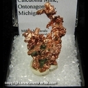 Minerals Specimen: Copper from Caledonia Mine, Ontonagon Co., Michigan Minerals Specimen: Copper from Caledonia Mine, Ontonagon Co., Michigan