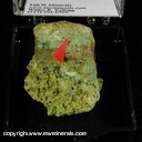 Minerals Specimen: Corkite, Brochantite from Horn Silver Mine, Frisco, San Francisco Dist., San Francisco Mts, Beaver Co., Utah Minerals Specimen: Corkite, Brochantite from Horn Silver Mine, Frisco, San Francisco Dist., San Francisco Mts, Beaver Co., Utah