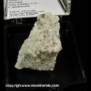 Minerals Specimen: Chamosite and Pyrite in Chert from Bonita, San Diego Co., California Minerals Specimen: Chamosite and Pyrite in Chert from Bonita, San Diego Co., California