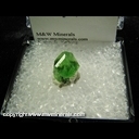 Minerals Specimen: Grossular Garnet variety: Demantoid 3.1 ct from Merelani Hills (Mererani), Lelatema Mts, Arusha Region, Tanzania Minerals Specimen: Grossular Garnet variety: Demantoid 3.1 ct from Merelani Hills (Mererani), Lelatema Mts, Arusha Region, Tanzania