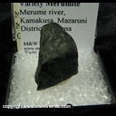 Minerals Specimen: Eskolaite variety Merumite from Merume river, Kamakusa, Mazaruni District, Guyana Minerals Specimen: Eskolaite variety Merumite from Merume river, Kamakusa, Mazaruni District, Guyana