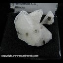 Mineral Specimen: Chalcopyrite, Millerite included in Calcite from Cessford Quarry, Biggsville, Henderson Co., Illinois Mineral Specimen: Chalcopyrite, Millerite included in Calcite from Cessford Quarry, Biggsville, Henderson Co., Illinois