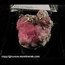Minerals Specimen: Rhodochrosite, Pyrite from Wuton Mine, Liubao, Guangxi Zhuang AR, China Minerals Specimen: Rhodochrosite, Pyrite from Wuton Mine, Liubao, Guangxi Zhuang AR, China