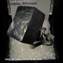 Minerals Specimen: Galena from Tri State District, Joplin, Missouri Minerals Specimen: Galena from Tri State District, Joplin, Missouri