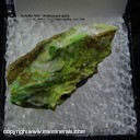 Minerals Specimen: Mottramite variety: Psittacinite from Reward Mine, Inyo Co., California Minerals Specimen: Mottramite variety: Psittacinite from Reward Mine, Inyo Co., California