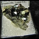 Minerals Specimen: Pyrite Diploid/Tetraploid Crystals from Duff Quarry, Huntsville, Ohio J. Medici Minerals Specimen: Pyrite Diploid/Tetraploid Crystals from Duff Quarry, Huntsville, Ohio J. Medici