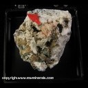 Minerals Specimen: Nenadkevichite from Poudrette quarry, Mont Saint-Hilaire, Quebec, Canada Minerals Specimen: Nenadkevichite from Poudrette quarry, Mont Saint-Hilaire, Quebec, Canada