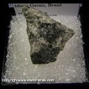 Minerals Specimen: Burbankite, Analcime, Chlorite, Ankerite, Ilmenite from Prefeitura Quarry, Pocos de Caldas, Minas Gerais, Brazil Minerals Specimen: Burbankite, Analcime, Chlorite, Ankerite, Ilmenite from Prefeitura Quarry, Pocos de Caldas, Minas Gerais, Brazil