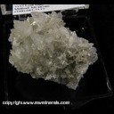 Minerals Specimen: Colemanite from US Borax Pit, Boron, Kern Co., California 1972 Minerals Specimen: Colemanite from US Borax Pit, Boron, Kern Co., California 1972