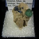 Minerals Specimen: Boleite, Atacamite from Santa Rosalia, Boleo District, Mun. de Mulege, Baja California Sur, Mexico Minerals Specimen: Boleite, Atacamite from Santa Rosalia, Boleo District, Mun. de Mulege, Baja California Sur, Mexico