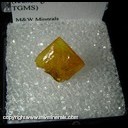 Minerals Specimen: Wulfenite from Old Yuma Mine, Tucson Mts., Pima Co., Arizona R. Fordham 1960s(founding member of TGMS) Minerals Specimen: Wulfenite from Old Yuma Mine, Tucson Mts., Pima Co., Arizona R. Fordham 1960s(founding member of TGMS)