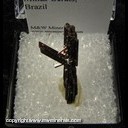 Mineral Specimen: Rutile Twins from Diamantina, Minas Gerais, Brazil Mineral Specimen: Rutile Twins from Diamantina, Minas Gerais, Brazil
