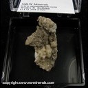 Mineral Specimen: Fluorapatite, Albite from LCA Mine, Bessemer City, Gaston Co., North Carolina Mineral Specimen: Fluorapatite, Albite from LCA Mine, Bessemer City, Gaston Co., North Carolina