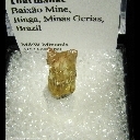 Minerals Specimen: Yellow Tourmaline from Baixo Mine, Itinga, Minas Gerais, Brazil Minerals Specimen: Yellow Tourmaline from Baixo Mine, Itinga, Minas Gerais, Brazil