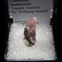 Minerals Specimen: Cobaltoan Smithsonite from Tsumeb, Namibia Ex. Wolfgang henkel Minerals Specimen: Cobaltoan Smithsonite from Tsumeb, Namibia Ex. Wolfgang henkel