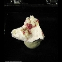 Minerals Specimen: Variscite variety:Manganoan on Albite from Galileia, Minas Gerais, Brazil Minerals Specimen: Variscite variety:Manganoan on Albite from Galileia, Minas Gerais, Brazil