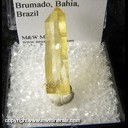 Minerals Specimen: Quartz variety: Golden Healer from Brumado, Bahia, Brazil Minerals Specimen: Quartz variety: Golden Healer from Brumado, Bahia, Brazil