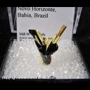 Minerals Specimen: Rutile epitaxial growth on Hematite from Novo Horizonte, Bahia, Brazil Minerals Specimen: Rutile epitaxial growth on Hematite from Novo Horizonte, Bahia, Brazil