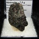 Minerals Specimen: Canyon Diablo Meteorite - 7.5 g from North side of Meteor Crater, near Winslow, Coconino Co., Arizona Collected 1928 Minerals Specimen: Canyon Diablo Meteorite - 7.5 g from North side of Meteor Crater, near Winslow, Coconino Co., Arizona Collected 1928