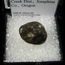 Minerals Specimen: Awaruite from Josephine Creek places. Josephine Creek dist., Josephine Co., Oregon Minerals Specimen: Awaruite from Josephine Creek places. Josephine Creek dist., Josephine Co., Oregon