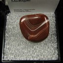 Minerals Specimen: Lake Superior Agate from Keweenaw Co., Michigan Minerals Specimen: Lake Superior Agate from Keweenaw Co., Michigan