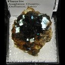 Minerals Specimen: Iridescent Fluorite from Auglaize Quarry, Defiance, Ohio Minerals Specimen: Iridescent Fluorite from Auglaize Quarry, Defiance, Ohio