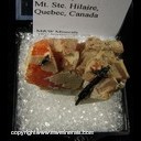 Mineral Specimen: Serandite, Aegirine, Natrolirw from Mt. Ste. Hilaire, Quebec, Canada Mineral Specimen: Serandite, Aegirine, Natrolirw from Mt. Ste. Hilaire, Quebec, Canada