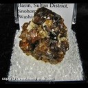 Mineral Specimen: Grossular Garnet from Vesper Peak, Sultan Basin, Sultan District, Snohomish Co., Washington Mineral Specimen: Grossular Garnet from Vesper Peak, Sultan Basin, Sultan District, Snohomish Co., Washington