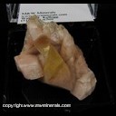 Mineral Specimen: Bicolor Calcite from Clinton Co., Kentucky Mineral Specimen: Bicolor Calcite from Clinton Co., Kentucky