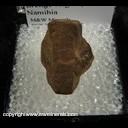 Minerals Specimen: Staurolite Twin from Gorob Mine, Namib-Naukluft National Park, Swakopmund District, Erongo Region, Namibia Minerals Specimen: Staurolite Twin from Gorob Mine, Namib-Naukluft National Park, Swakopmund District, Erongo Region, Namibia