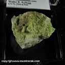 Mineral Specimen: Diopside variety: Chromium from Jeffrey Quarry, Asbestos, Quebec, Canada