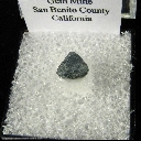 Mineral Specimen: Benitoite from Gem Mine, San Benito County, California Mineral Specimen: Benitoite from Gem Mine, San Benito County, California