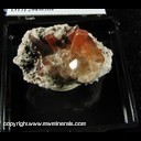 Minerals Specimen: Topaz with included Rutile from Tepate, San Luis Potosi, Mexico Minerals Specimen: Topaz with included Rutile from Tepate, San Luis Potosi, Mexico