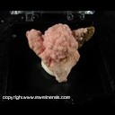 Mineral Specimen: Rhodochrosite, Fluorite from Santa Eulaliam Chihuahua, Mexico Mineral Specimen: Rhodochrosite, Fluorite from Santa Eulaliam Chihuahua, Mexico