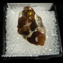 Minerals Specimen: Fire Agate from Mexico Minerals Specimen: Fire Agate from Mexico