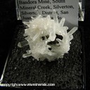 Minerals Specimen: Quartz with Chalcopyrite from Bandora Mine, South Mineral Creek, Silverton Dist., San Juan Co., Colorado Minerals Specimen: Quartz with Chalcopyrite from Bandora Mine, South Mineral Creek, Silverton Dist., San Juan Co., Colorado