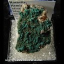Minerals Specimen: Rosasite, Hemimorphite from Mina Ojuela, Mapimi, Durango, Mexico Ex. Neely 1960s Minerals Specimen: Rosasite, Hemimorphite from Mina Ojuela, Mapimi, Durango, Mexico Ex. Neely 1960s