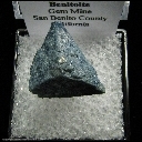 Minerals Specimen: Benitoite from Gem Mine, San Benito County, California Minerals Specimen: Benitoite from Gem Mine, San Benito County, California