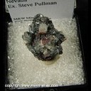 Mineral Specimen: Realgar on Quartz and Stibnite from Nevada Ex. Steve Pullman Mineral Specimen: Realgar on Quartz and Stibnite from Nevada Ex. Steve Pullman